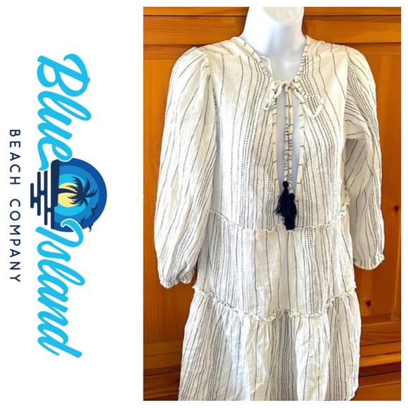 blue island Dresses & Skirts - 🚫SOLD🚫 Tassel Dress 🖤